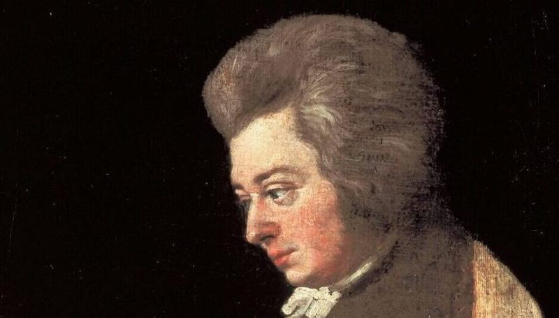Mozart Portrait von Joseph Lange Mozart Portrait von Joseph Lange
