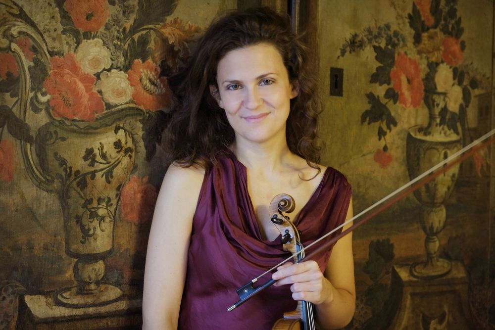 Lorenza Borrani mit Geige