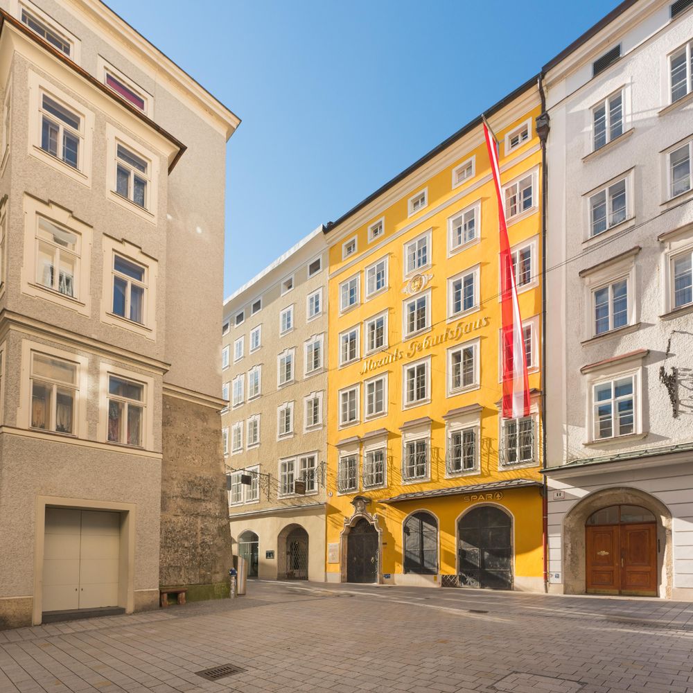 Fassade Mozart's Birthplace